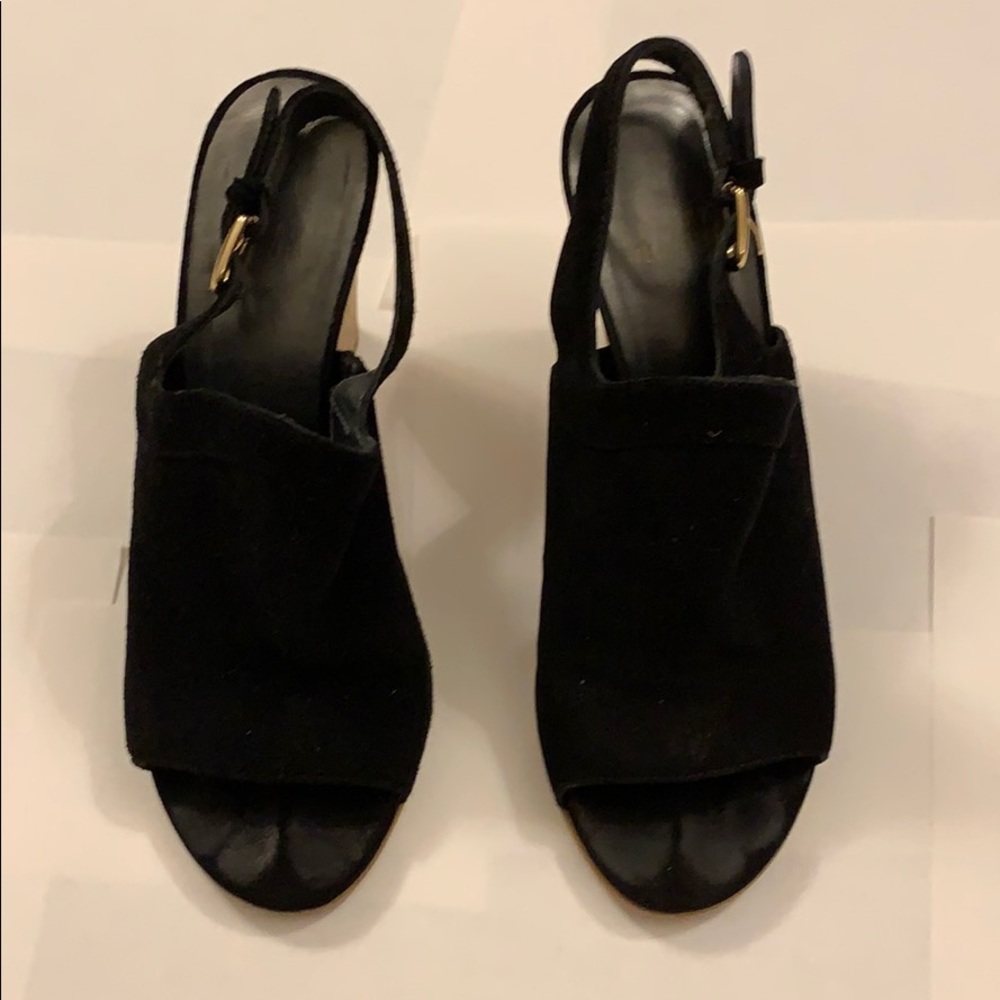 Stuart Weitzman Open Toe Wedge Sandal - image 1